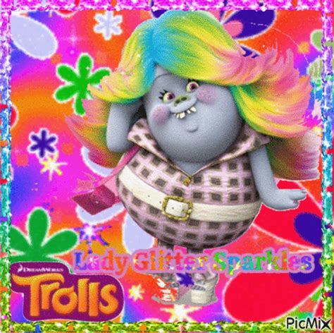 sparkle troll|50 shades of glitter sparkles.